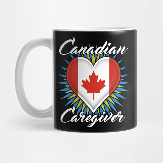 Canada Caregiver (white font) by WCN Store